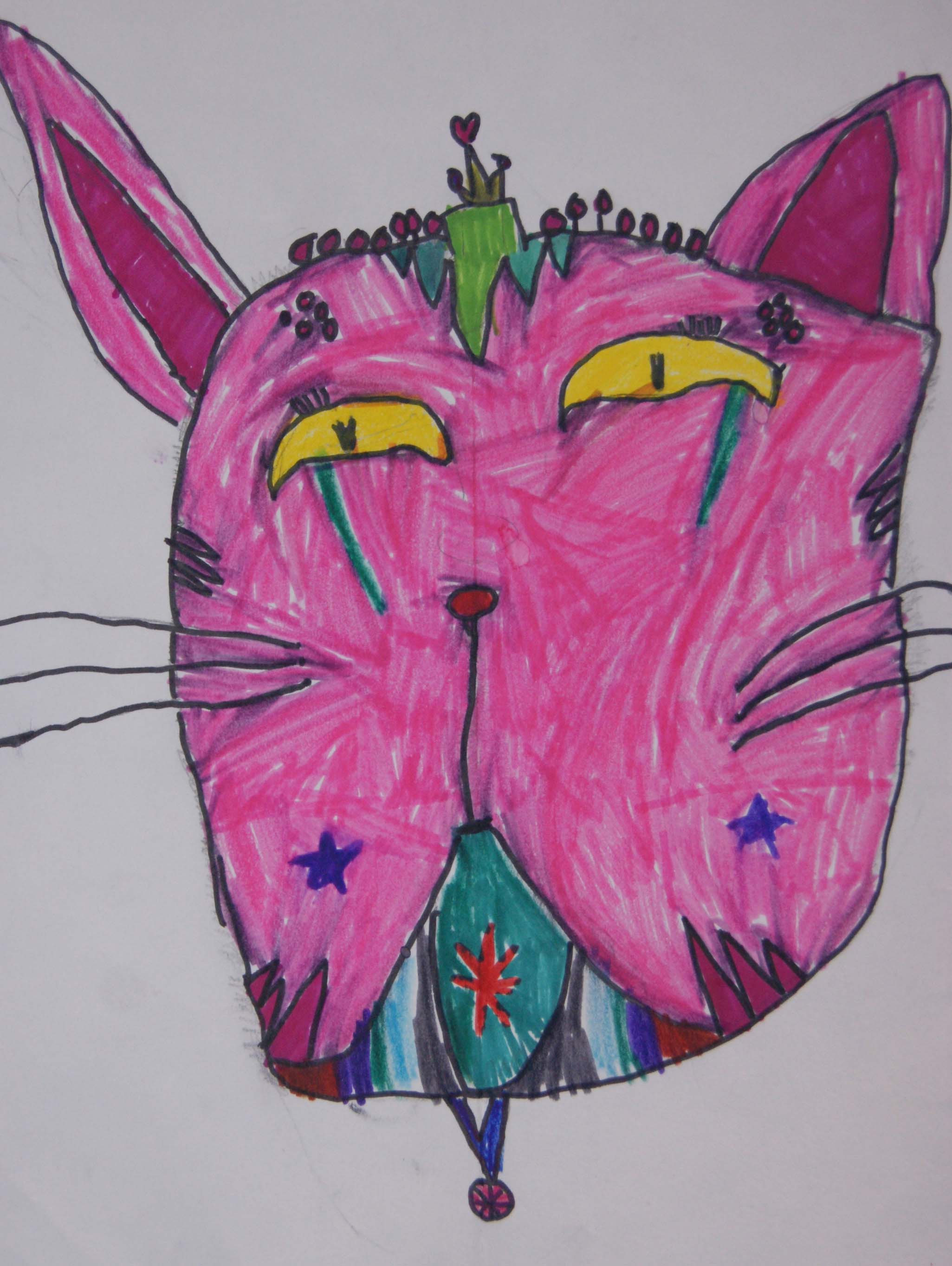 Andy Warhol Cat Ursuline Prep Age 6